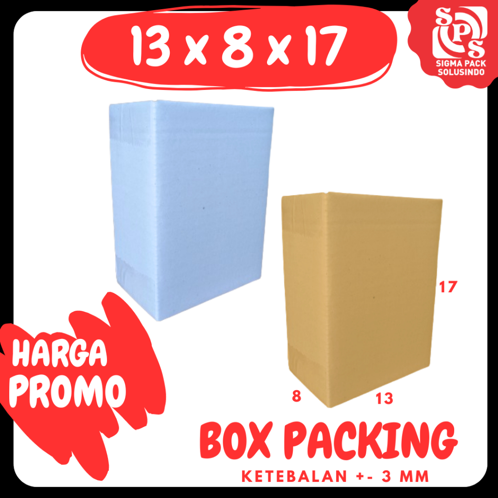 

Box 13x8x17 Kardus A1 Packing Karton Dus Kotak Kemasan Obat Mainan Olshop Souvenir Jamu Sparepart