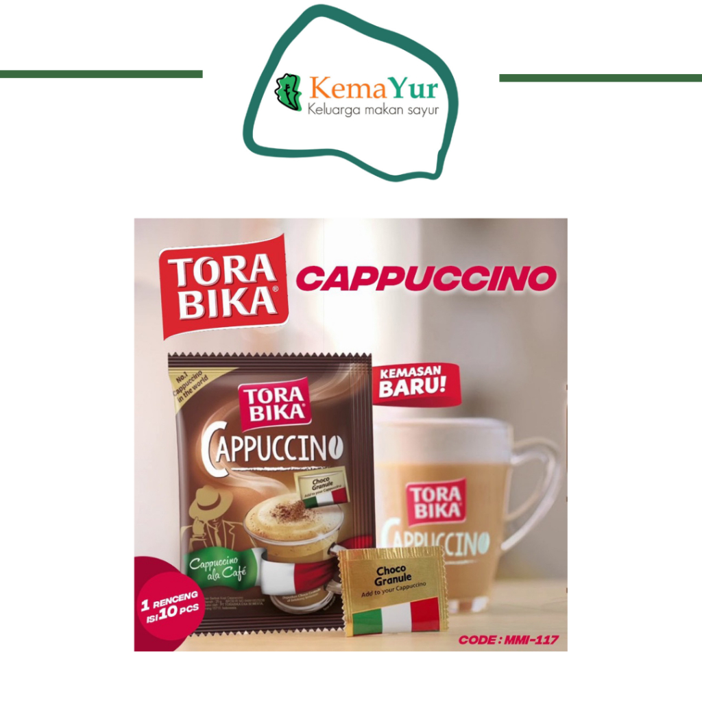 

Kopi Torabika CAPPUCINO + granule 25gr RENCENG ( ISI 10)