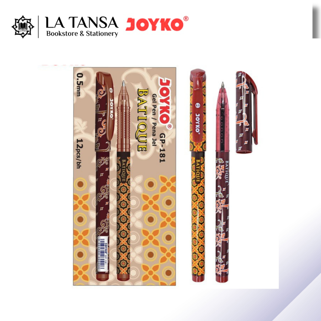 

Joyko Gel Pen GP-181 (Batique) - ( 1 Pack - 12 Pcs )