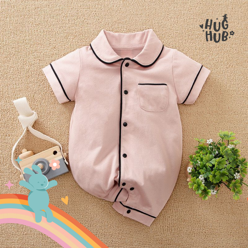 MAM Hughub Jumper Kembar Bayi Laki Laki Dan Perempuan Usia 0-18 Bulan Warna Pink & Putih