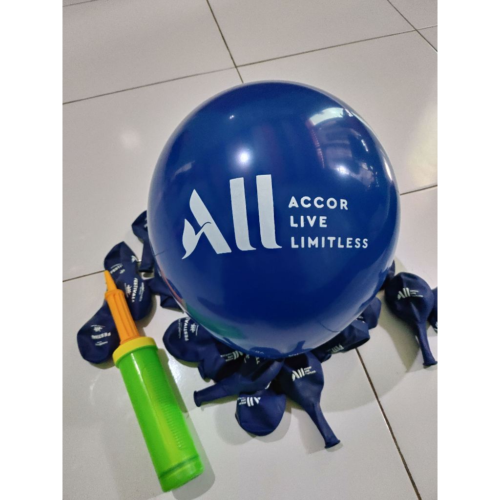 Balon Sablon | Balon Latex Custom Branding Logo Perusahaan
