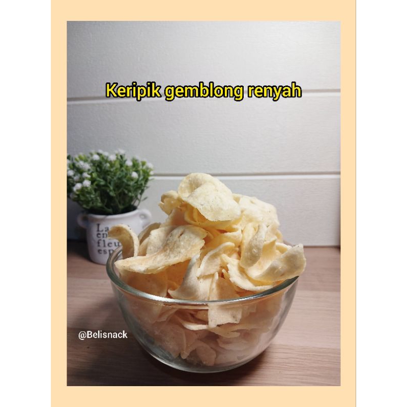 

Keripik / Kripik Gemblong Kemasan 250gr Renyah