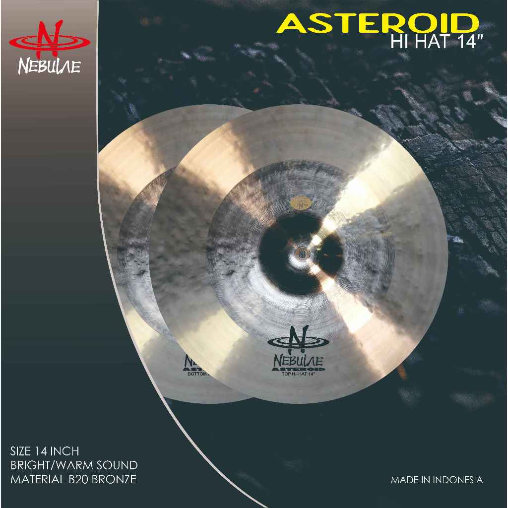 Cymbal Nebulae AsteroId Hi Hat 14" | Cymbal Hi Hat B20