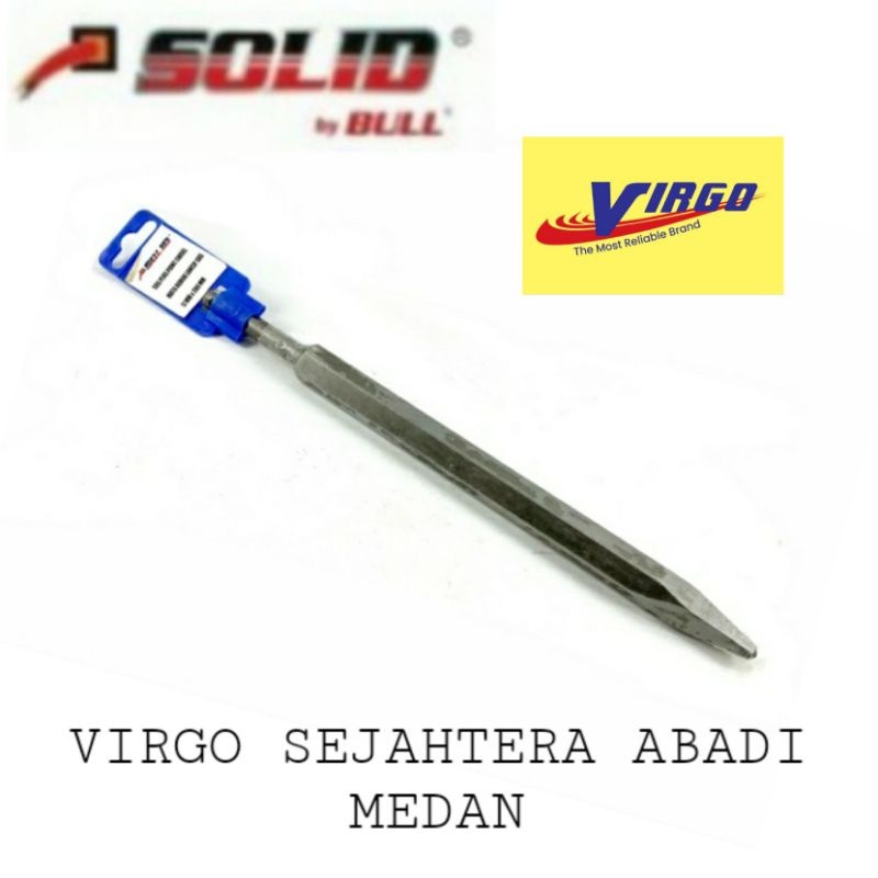 SOLID SLBO28-017 MATA BOBOK SDS PLUS POINT CHISEL RUNCING 17 × 280mm 17×280MM