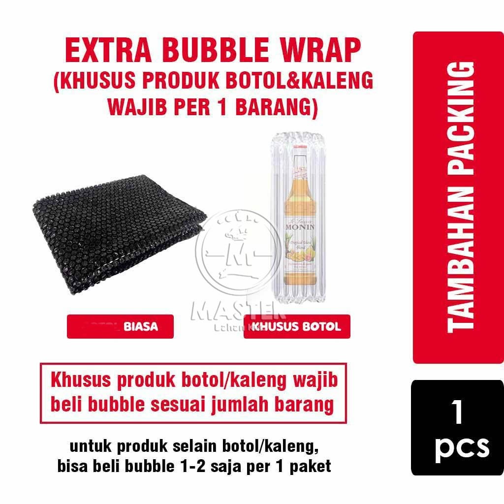 

Bubble Wrap Tambahan Packing [Khusus Produk Botol/Kaleng Wajib per 1 barang]