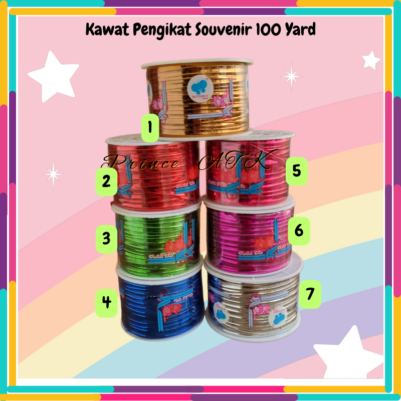 

[1 Roll] Kawat Pengikat Souvenir Twister Panjang 100 Yard