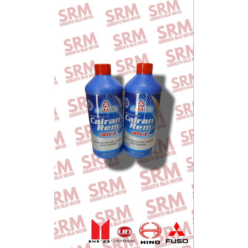 Minyak Rem Jumbo Dot 3  Merah 1 Liter