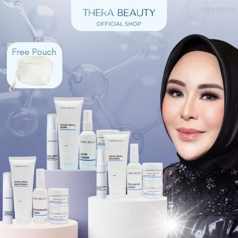THERA BEAUTY PAKET EXCLUSIVE BRIGHTENING ACNE - THERA BEAUTY SKINCARE WAJAH BY HENI PURNAMA