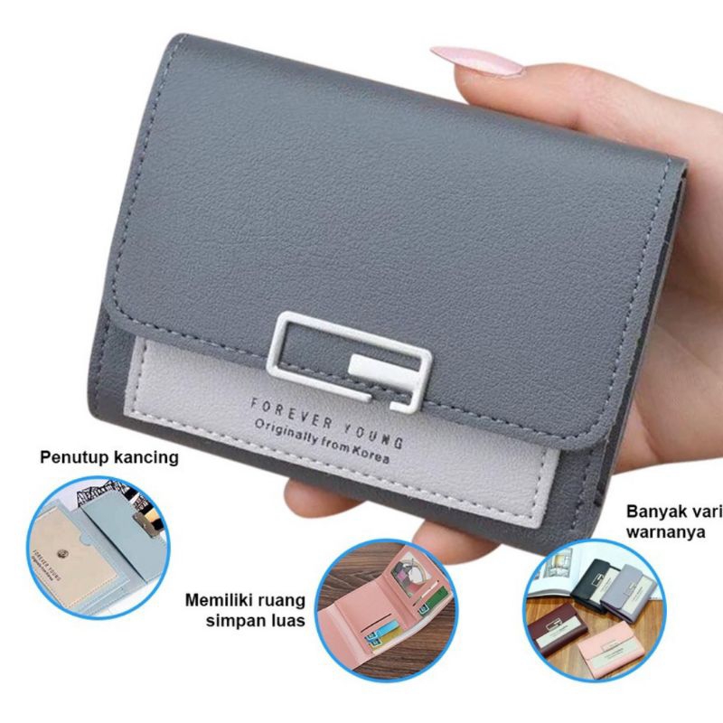 D-665. Dompet lipat Forever Young Import Korea
