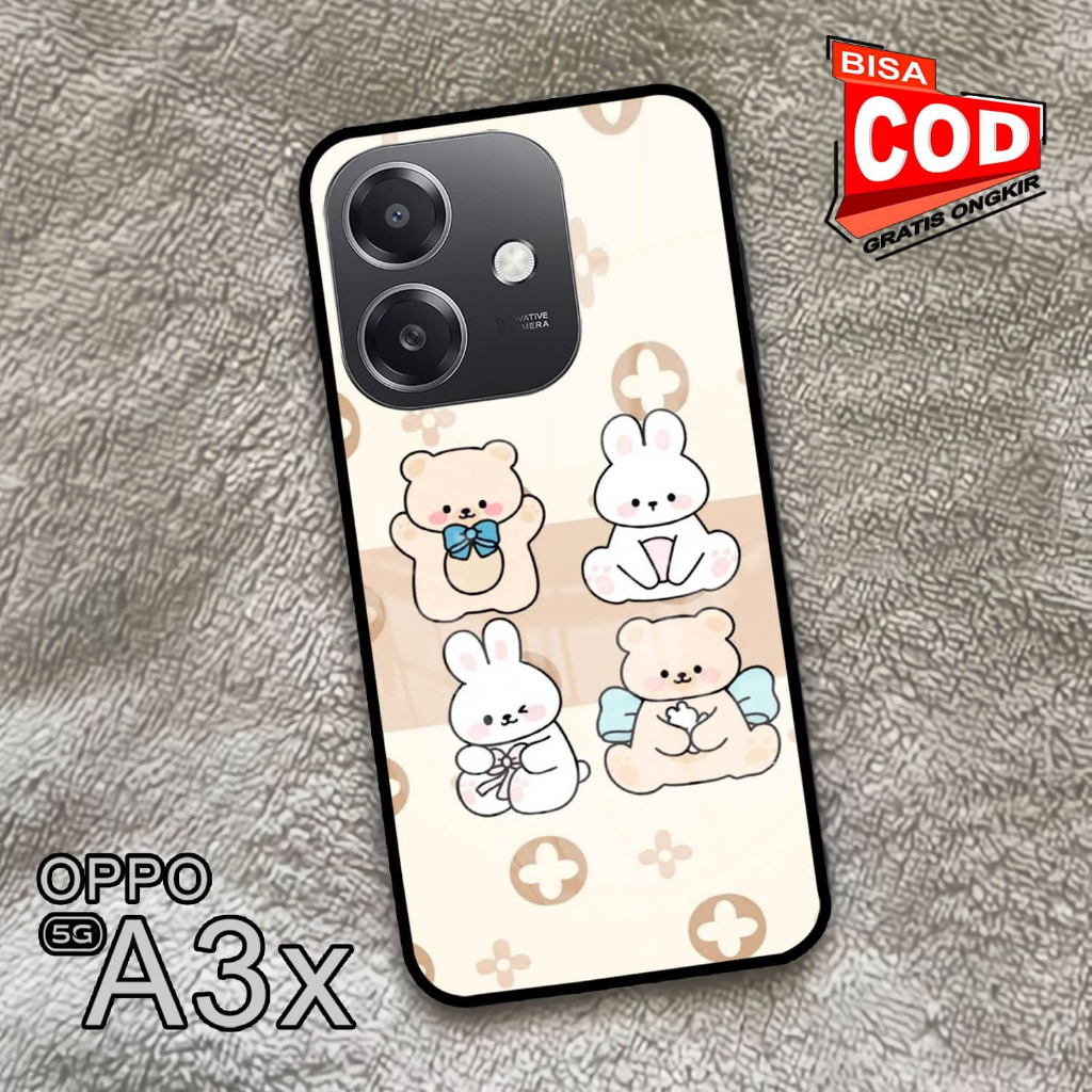 Softcase Glass Kaca | Case Kaca | Casing Kaca | OPPO A3X [S101]