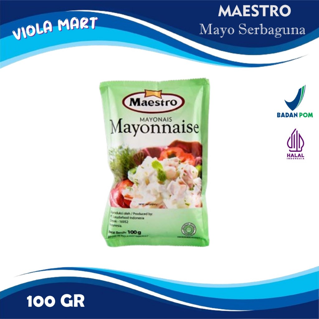 

Mayonais MAESTRO 100gr / Mayo Serbaguna Untuk Buah & Sayur