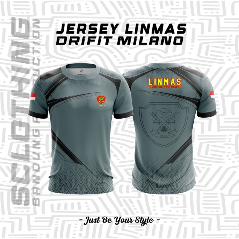 Kaos LINMAS Fullprinting / Kaos Jersey Linmas Fullprint /Kaos Linmas