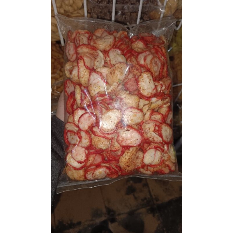 

kerupuk seblak kencur - aneka makanan ringan murah