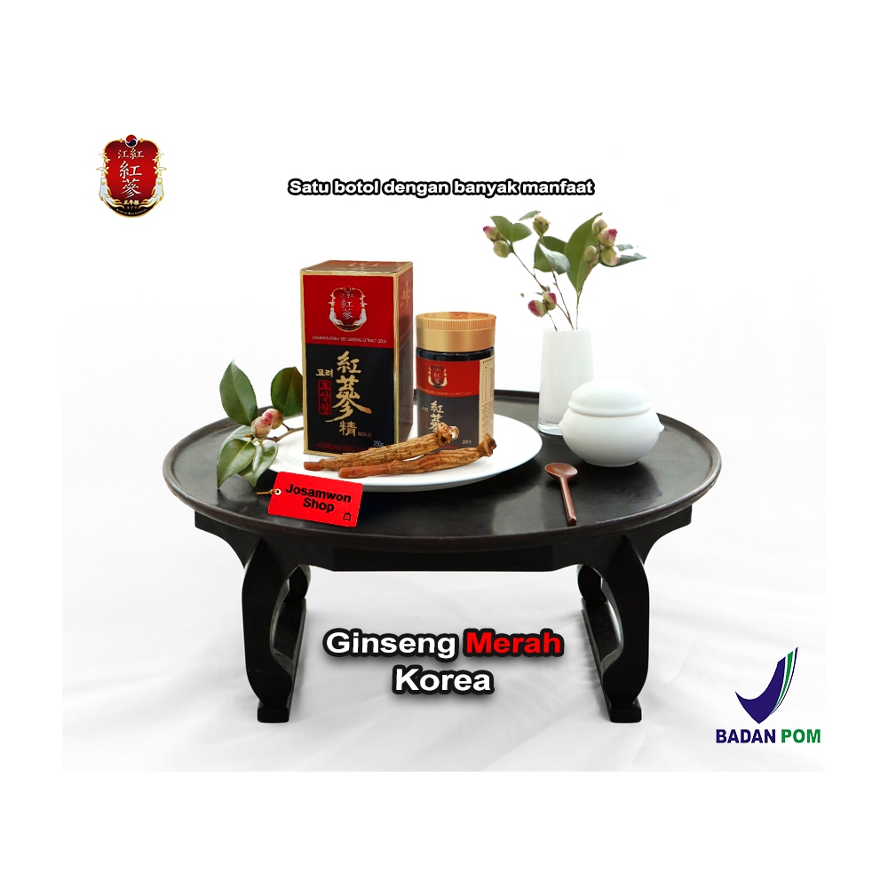 

Josamwon Korea Red Ginseng Premium Ginseng merah asli jamu herbal dari korea (250g) 1 botol dengan banyak manfaat