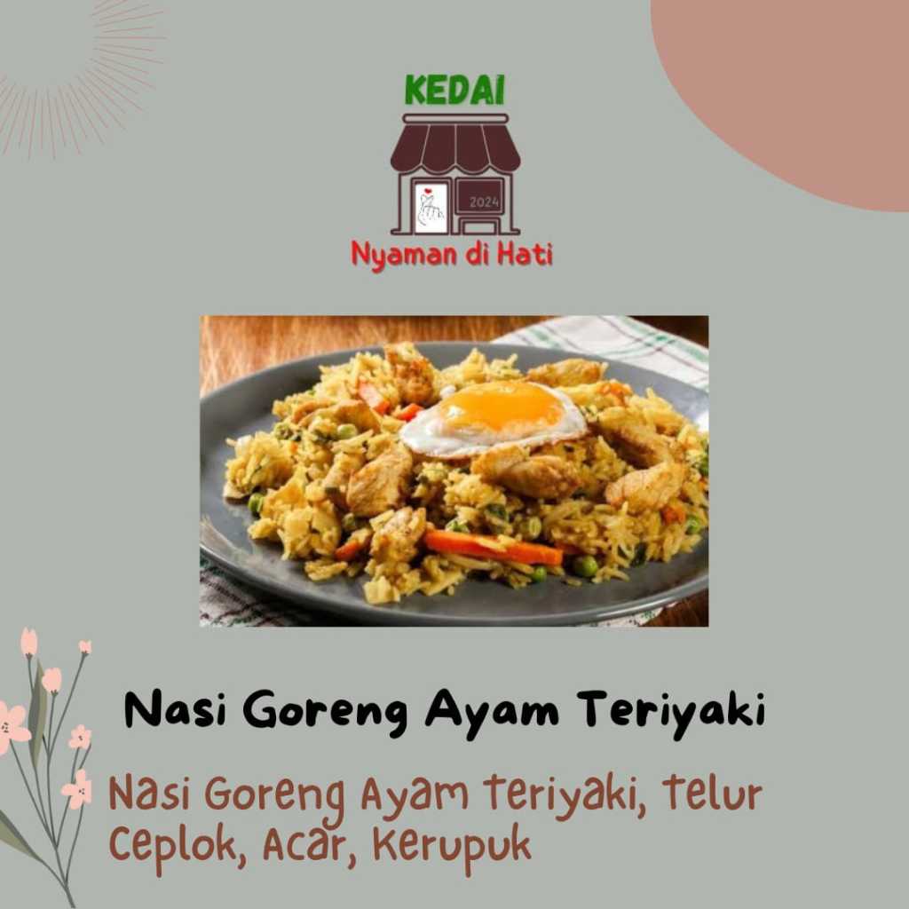 

Ready Nasi Goreng Ayam Teriyaki Halal