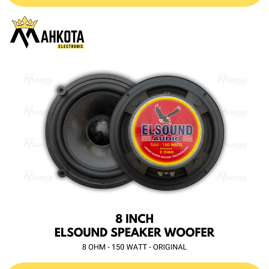 Speaker Elsound 8 inch Woofer Original