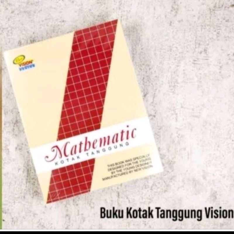 

1 pcs buku tulis kotak sedang vision