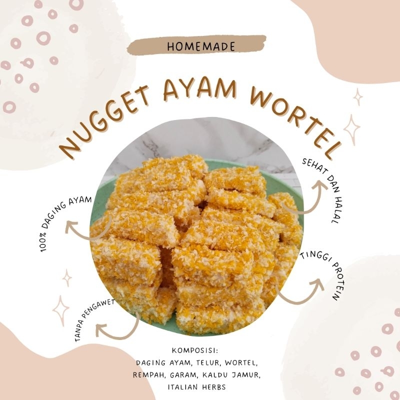 

Nugget Ayam Wortel Homemade