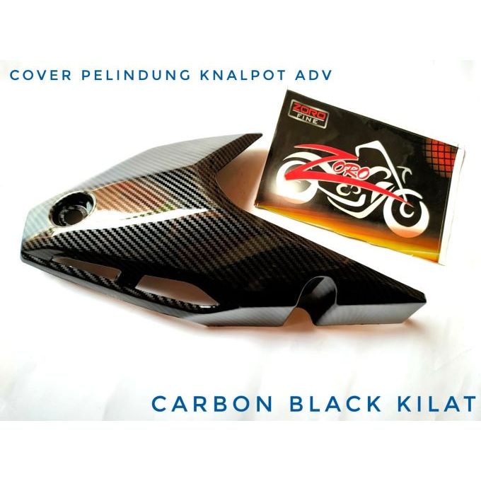 COVER KNALPOT ADV 150 CARBON ZORO / COVER KNALPOT CARBON ZORO ADV 150