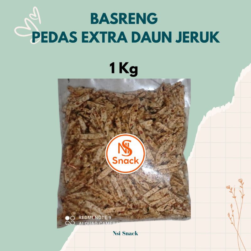

BASRENG STIK RENYAH KRIUK PEDAS EXTRA DAUN JERUK 500g, 250g,1kg