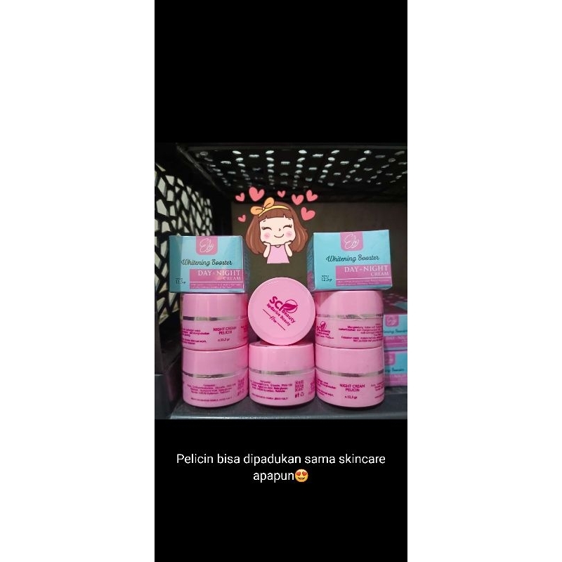 Eliza beauty cream pemutih+ salep pelicin barbie+ 2pcs sabun cda