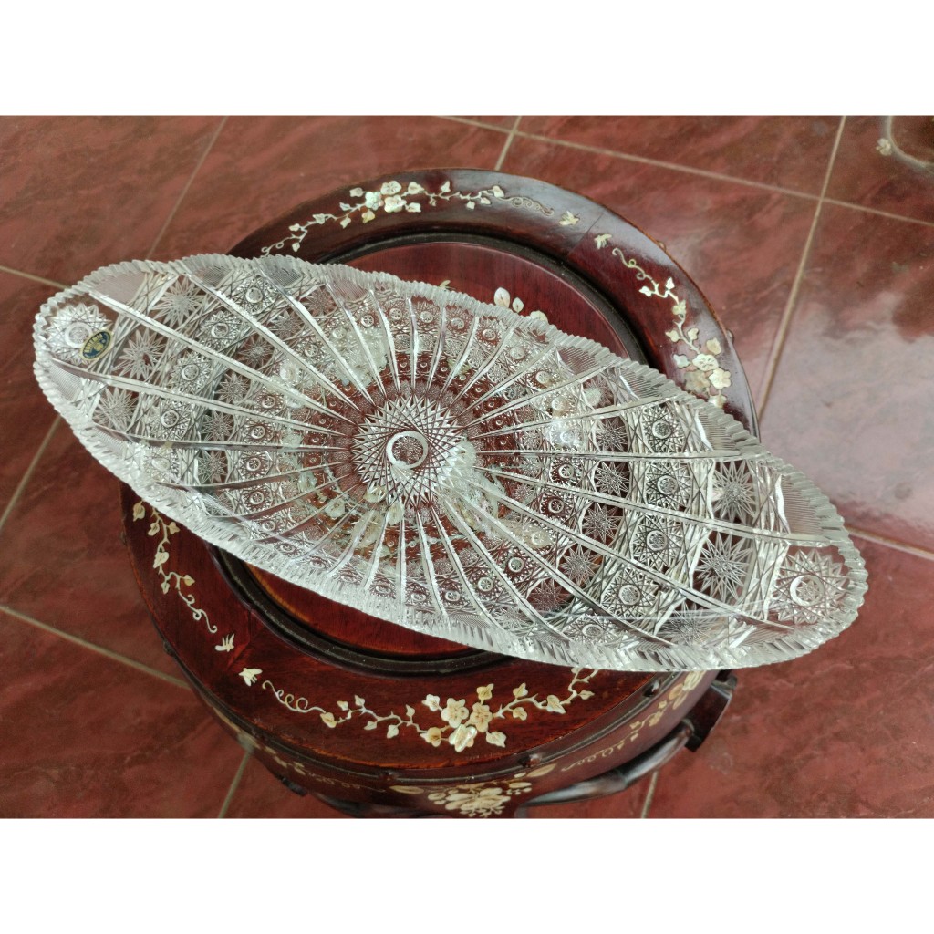 Tempat Kue Kristal Bohemia 500pk