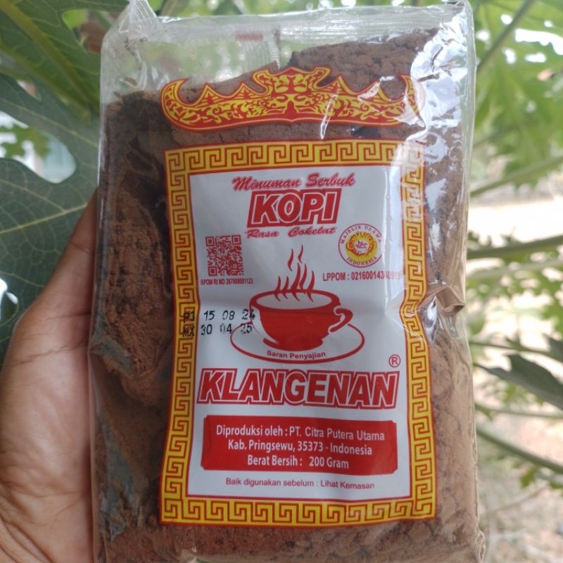 

kopi klangenan asli pringsewu lampung 200gr