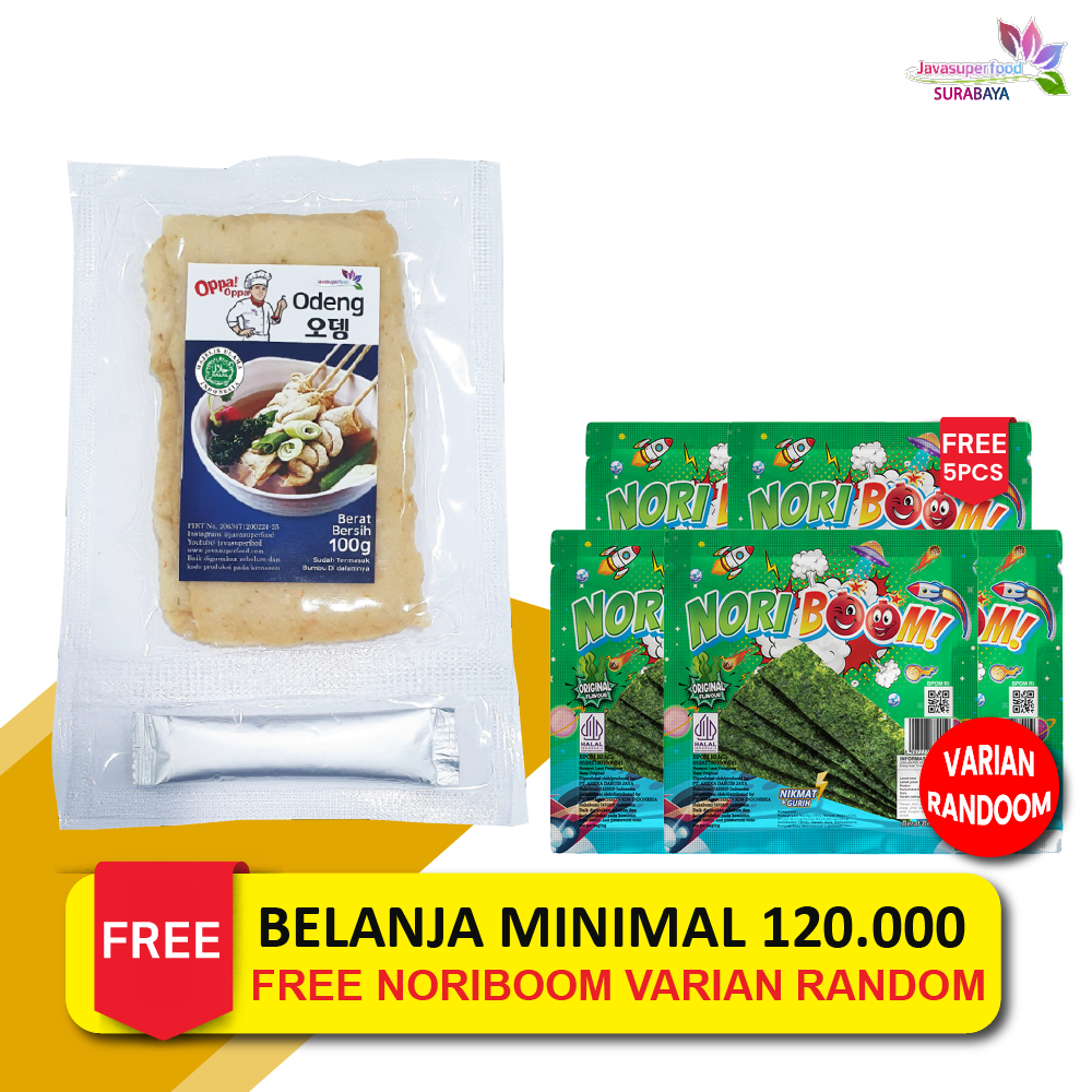 

Oden Odeng 3 Lembar Eomuk Korean Fish Cake 100g + Bumbu [ Halal ]