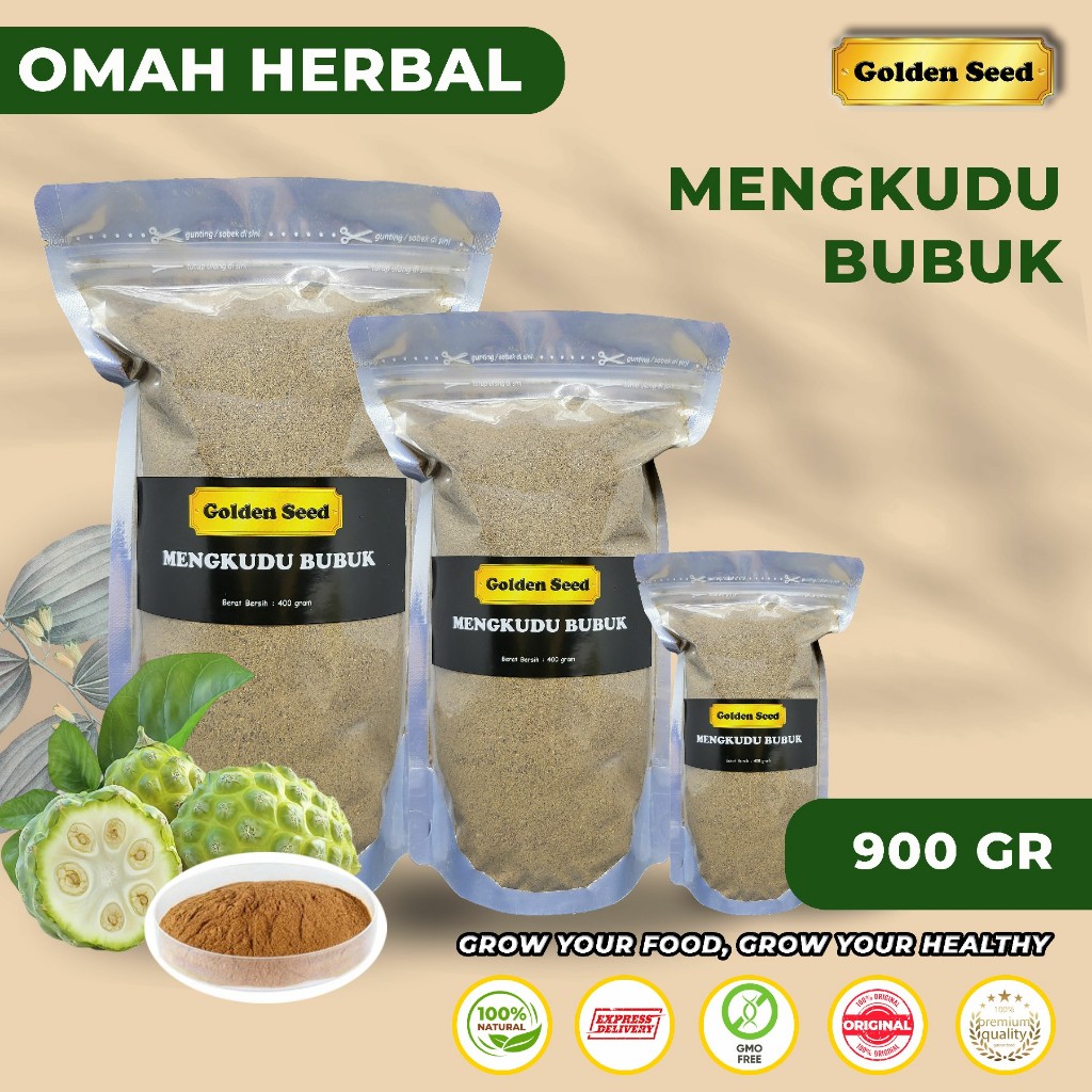 

BUBUK PACE 900 GRAM / BUBUK MENGKUDU 900GR / PACE BUBUK ASLI 900 GR / MENGKUDU BUBUK MURNI LOKAL