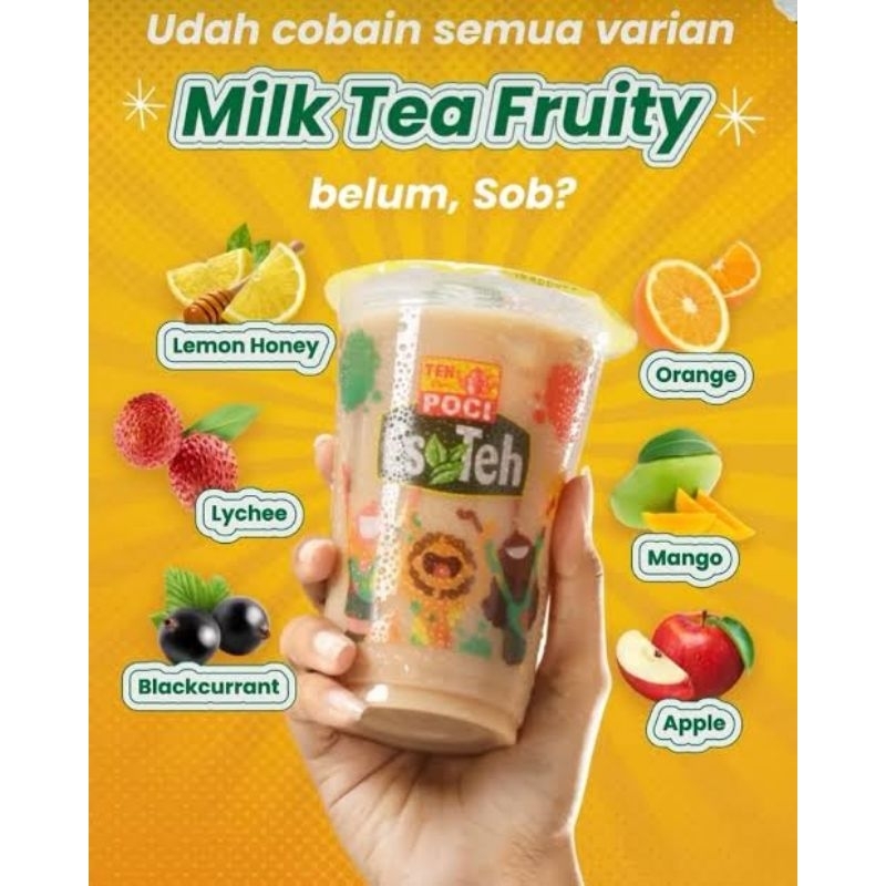 

teh poci rasa susu anggur (milk tea fruity black currant)