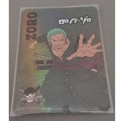 Zoro Photocard One Piece x Chatime