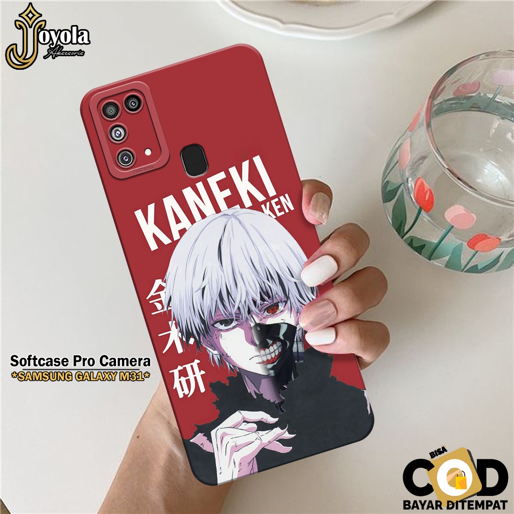 JOYOLA Case Samsung Galaxy M31 - Fahion Case Anime - Softcase Samsung Galaxy M31 - Pro Camera - Casi