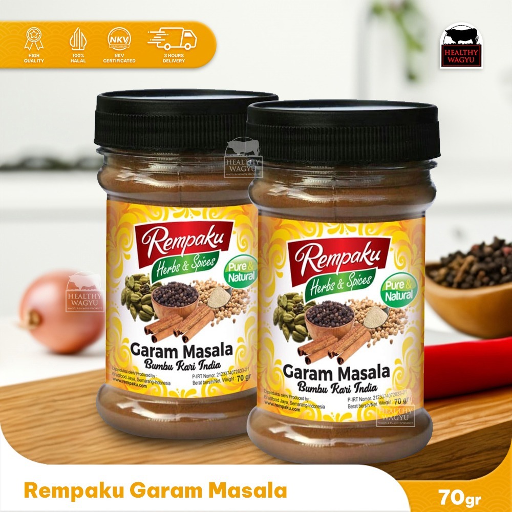 

Rempaku Garam Masala / Bumbu khas India / Premium Quality Healthy Wagyu