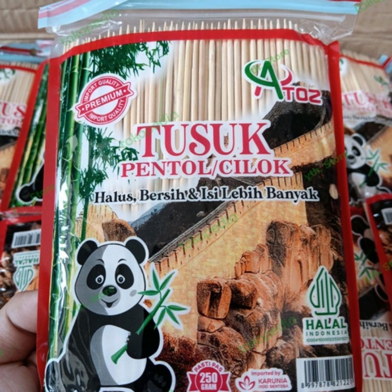

TUSUK CILOK CAP PANDA HALAL 100%