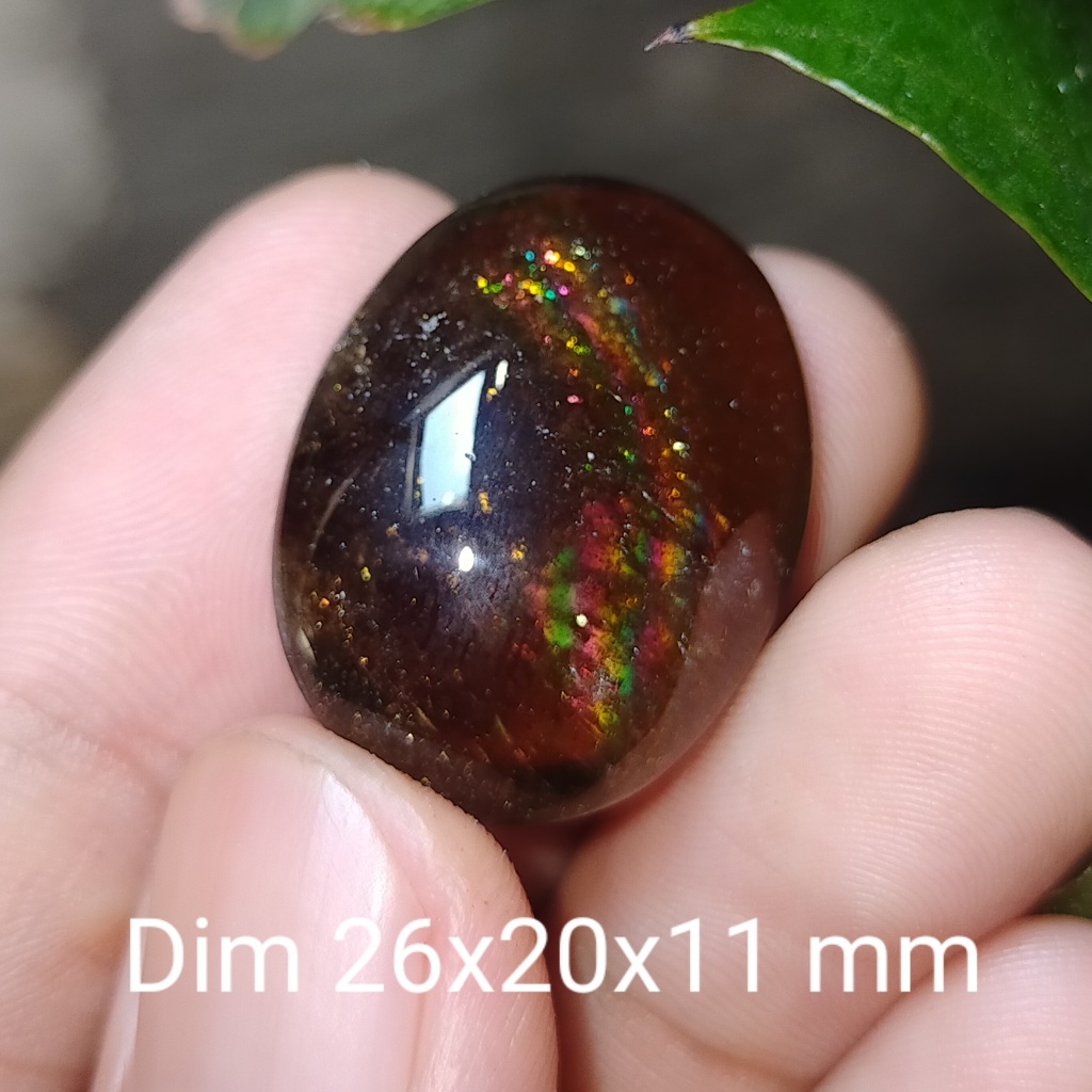 BATU KECUBUNG TEH PELANGI BESAR NATURAL cek batu lainnya yaman api wulung opal bacan permata kalimay