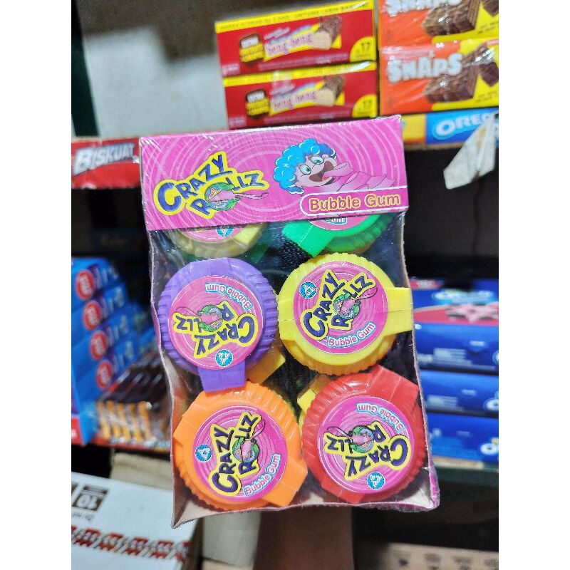 

Bubble Gum Crazy Rollz | 1Box isi 30Pcs