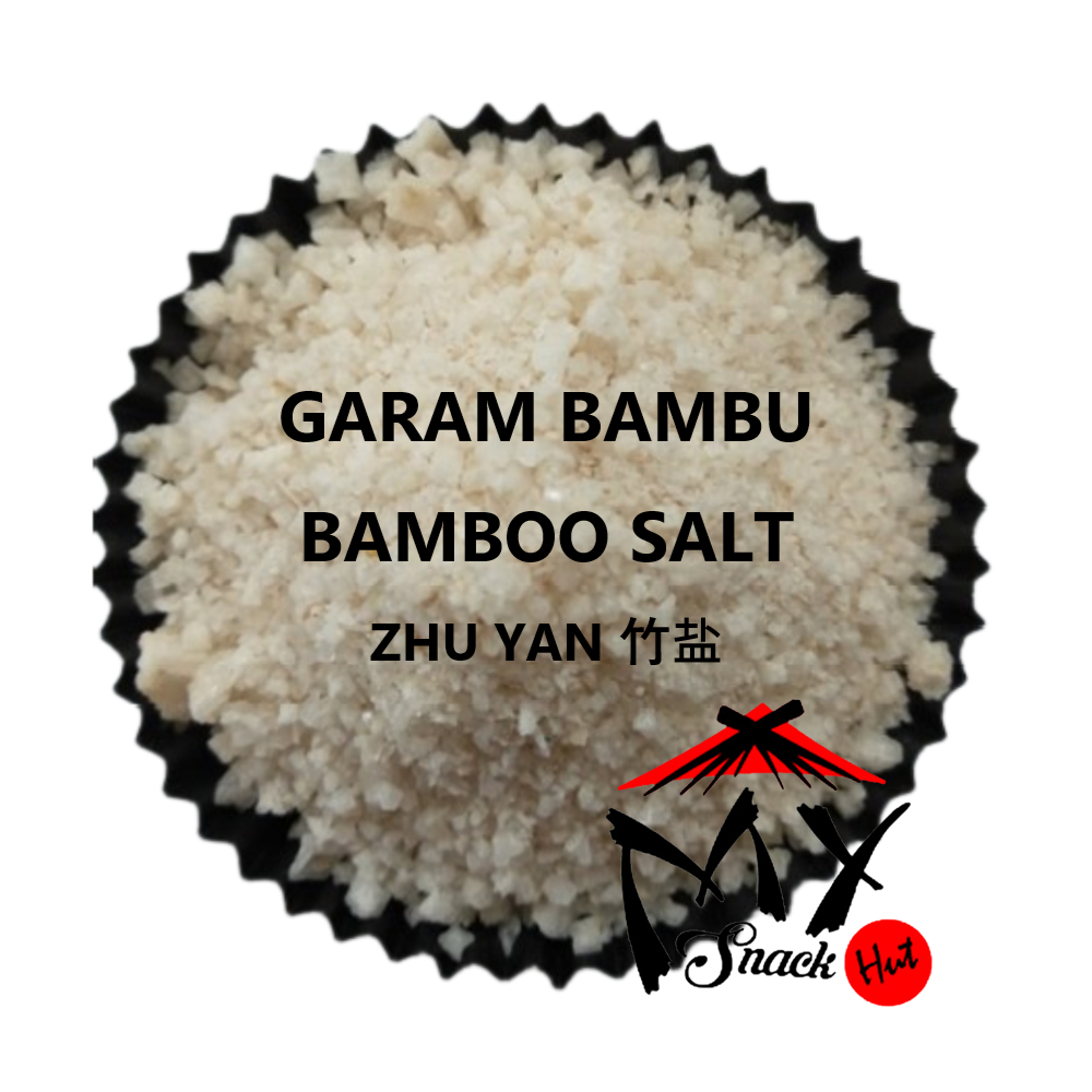 

GARAM BAMBU 50GR BAMBOO HOT SPRING WATER PURE SUMBER AIR PANAS MURNI SALT SALTY SMOKY ZHU YAN 竹盐