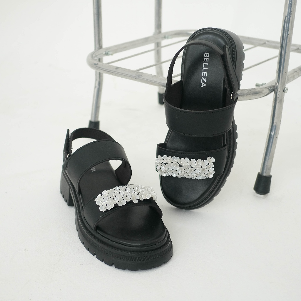 BELLEZA MALL - Sepatu Sandal Wanita EMORY | sendal gladiator perempuan | platform wedge cewek