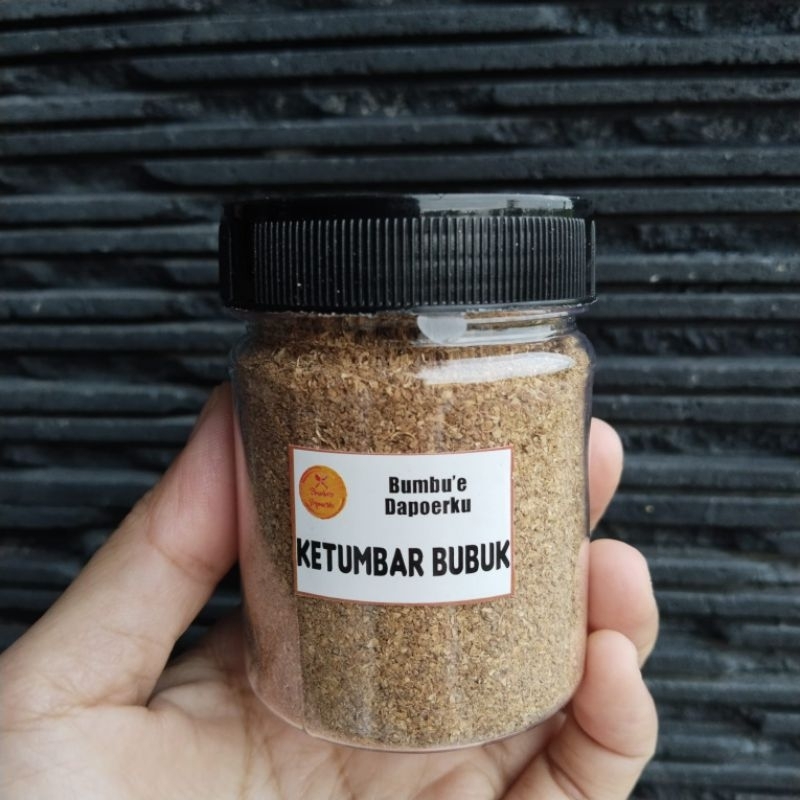 

Ketumbar Bubuk Bumbu'e Dapoerku Bottle Pack 50 Gram