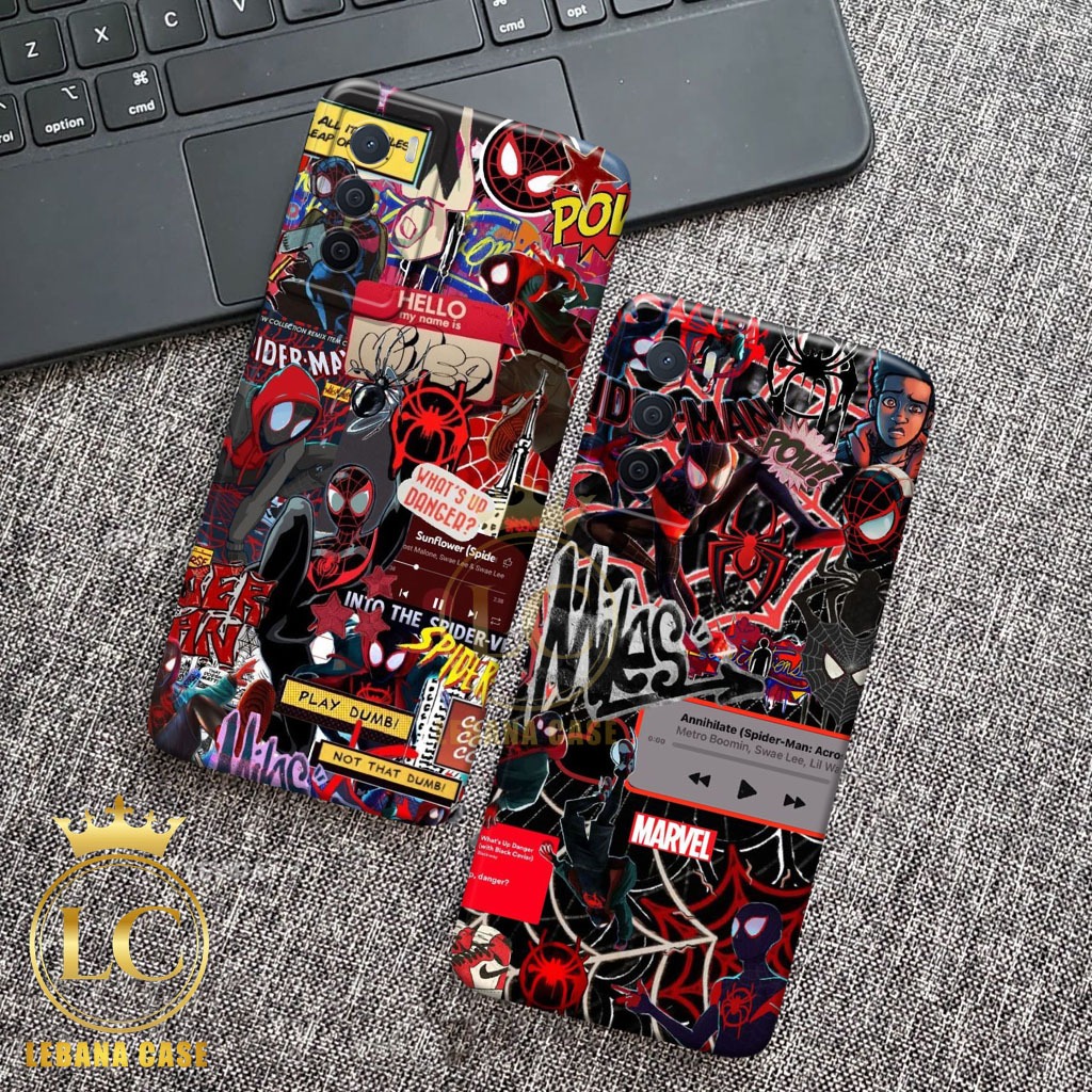 Case Oppo A16 Oppo A54s Oppo A54 Spiderman [AW001] Softcase Macaron Protect Camera Fashion Kesing Hp