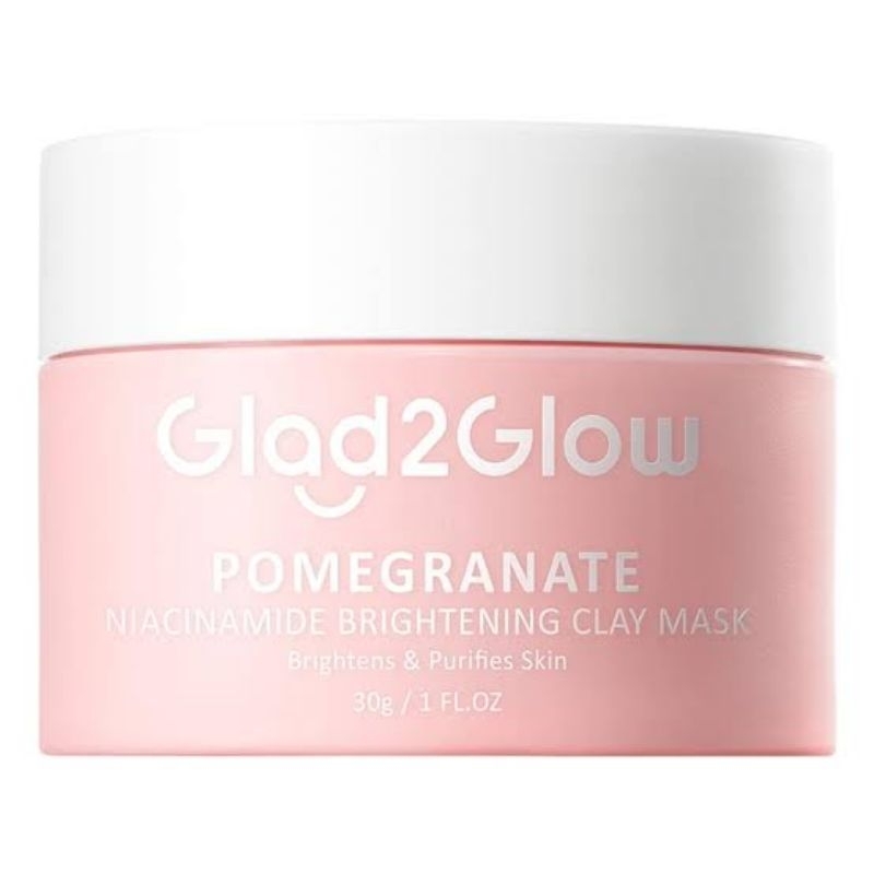 g2g pomegranate niacinamide brightening clay mask