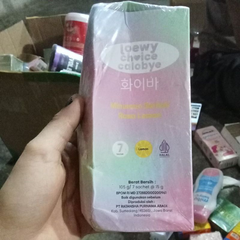 

Loewy Calobye Minuman Serbuk Rasa Lemon 105g/ 7Sachet @15g