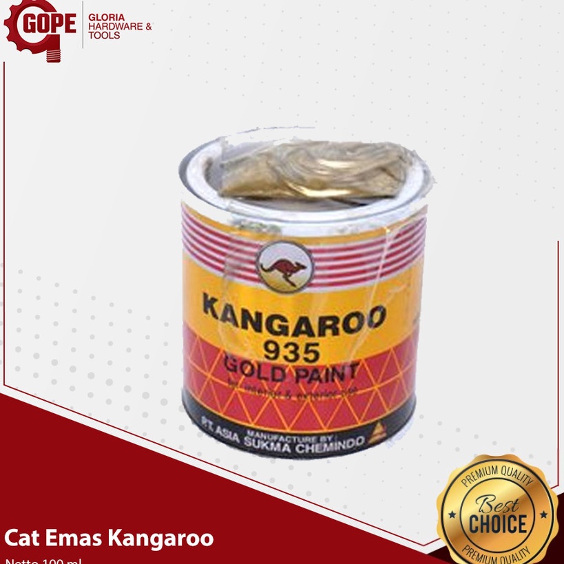 

2 IN 1 CAT BESI WARNA EMAS KANGAROO