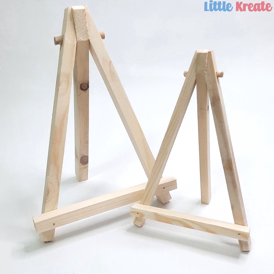 

SUPER BIG SALE Wooden Easel Stand Kayu Tripod Lukis Gambar