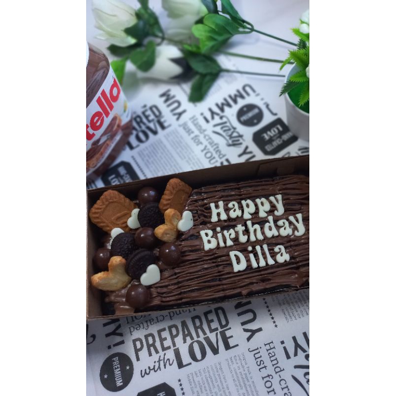 Fudgy Brownies/Brownies panggang/Brownies Ulang Tahun