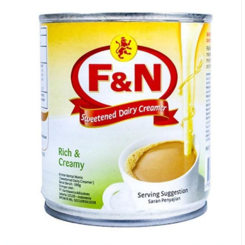 

Susu Kental Manis F&N / Sweetened Dairy Creamer F&N 390 gr