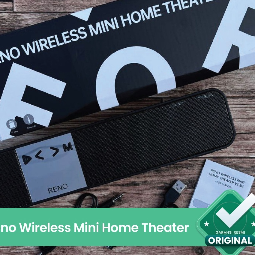Grosir Speaker Bluetooth Oppo Reno Wireless Mini Home Theater VS B4 Original
