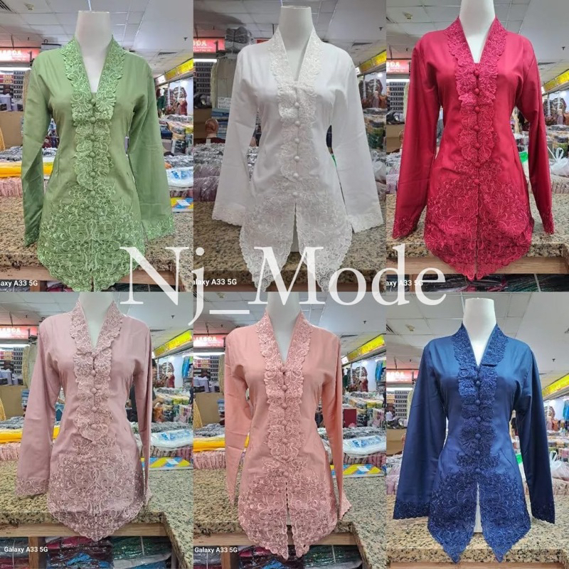 Bisa COD Real pict |ATASAN KEBAYA ENCIM SENADA By NJ.Mode /POLOS/GURU/PNS/WISUDA/PESTA