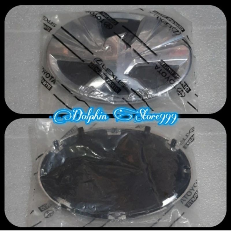 Emblem Logo Grill Depan Toyota Calya Burung Garuda Set + Dudukan Asli