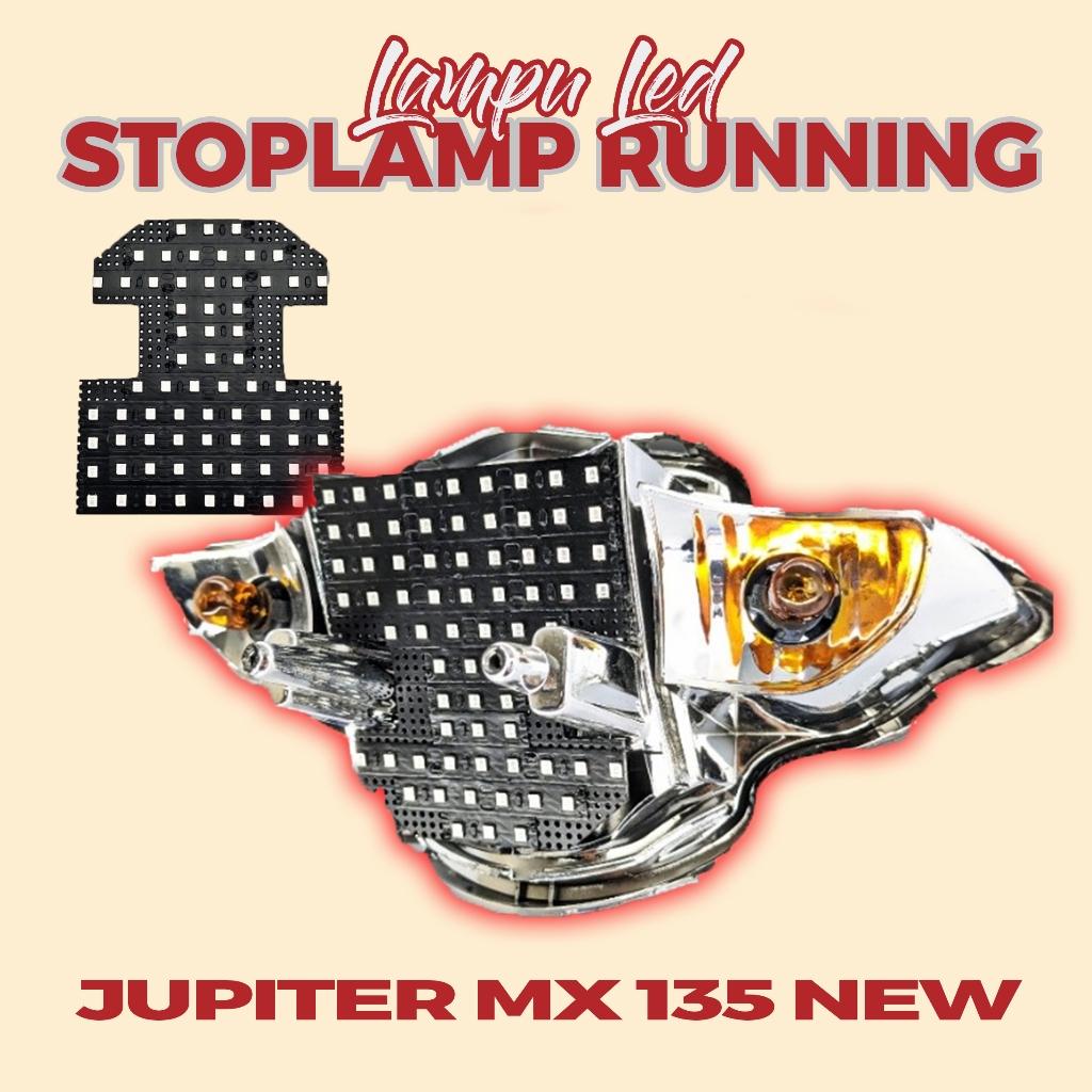 LAMPU STOPLAMP RUNNING JUPITER MX NEW LAMPU REM BELAKANG VARIASI KEDIP